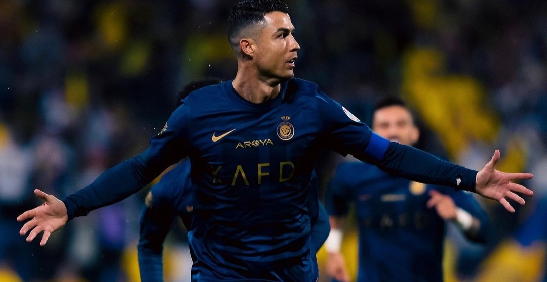 MENYALA: Cristiano Ronaldo kembali catatkan hattrick saat Al Nassr pesta gol ke gawang Abha (ig alnassr)