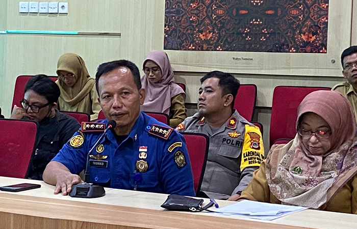 Kepala Dinas Damkarmat Kota Jogja Taokhid. Agung Dwi Prakoso/ Radar Jogja.