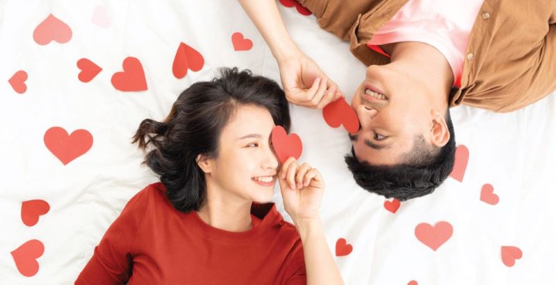 Pasangan romantis.