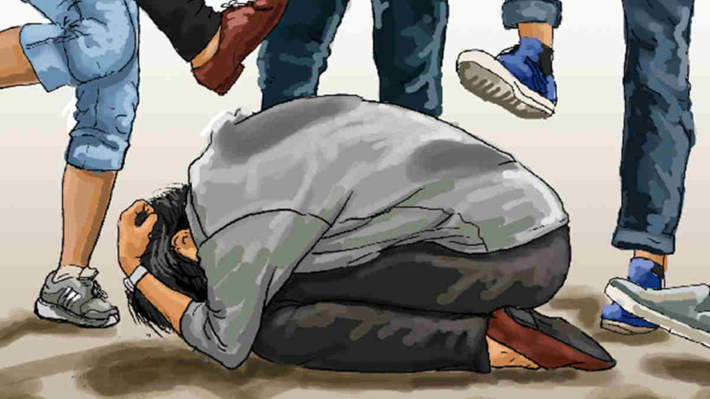 Ilustrasi ODGJ diamuk massa setelah memukul orang yang menegurnya