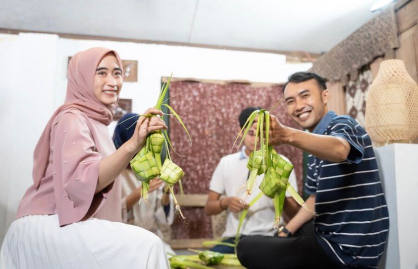 &nbsp;Suasana hari raya idul fitri/Lebaran