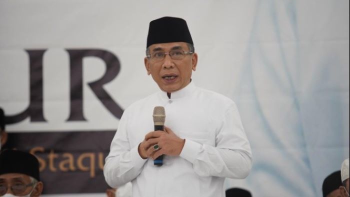 Ketua Umum Pengurus Besar Nahdlatul Ulama (PBNU) KH Yahya Cholil Staquf atau Gus Yahya
