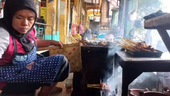 Sate kere Pasar Beringharjo yang banyak diserbu wisatawan