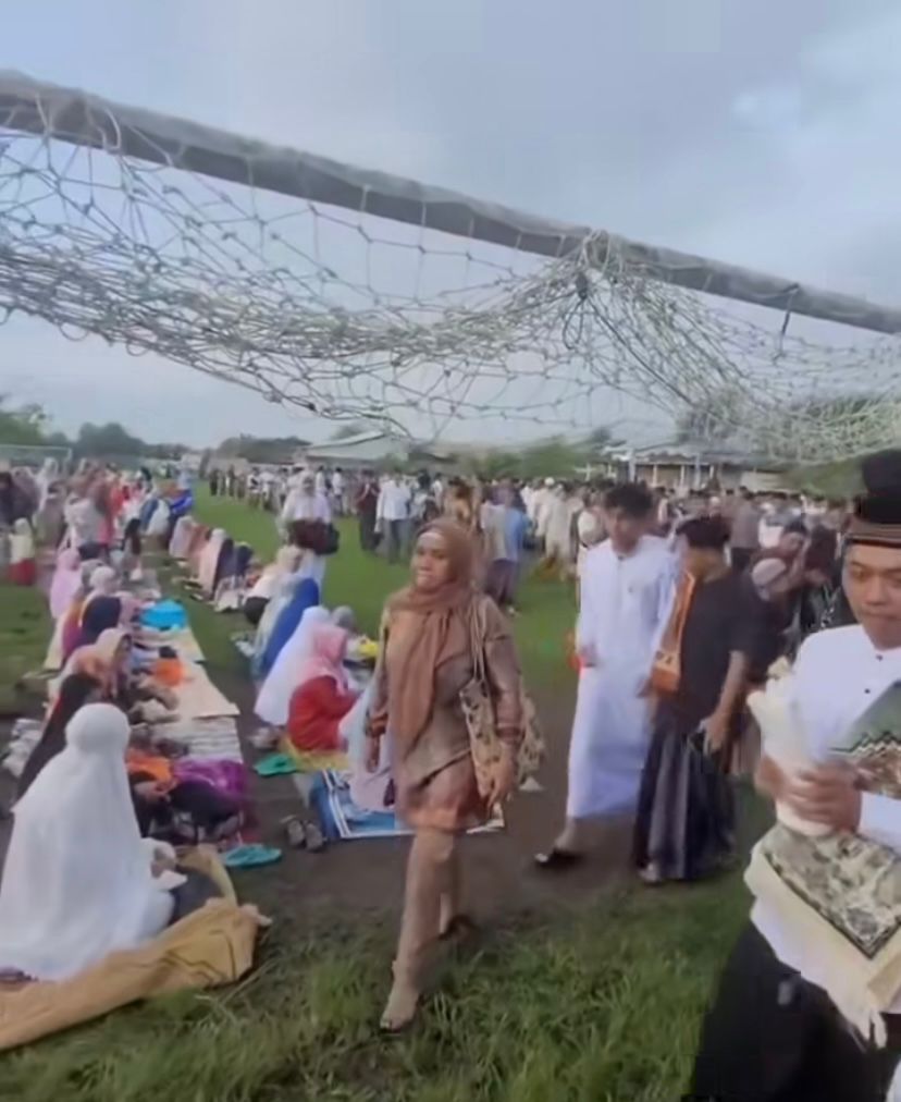 Tangkapan Layar dari Video viral yang diunggah akun @Merapi_uncover