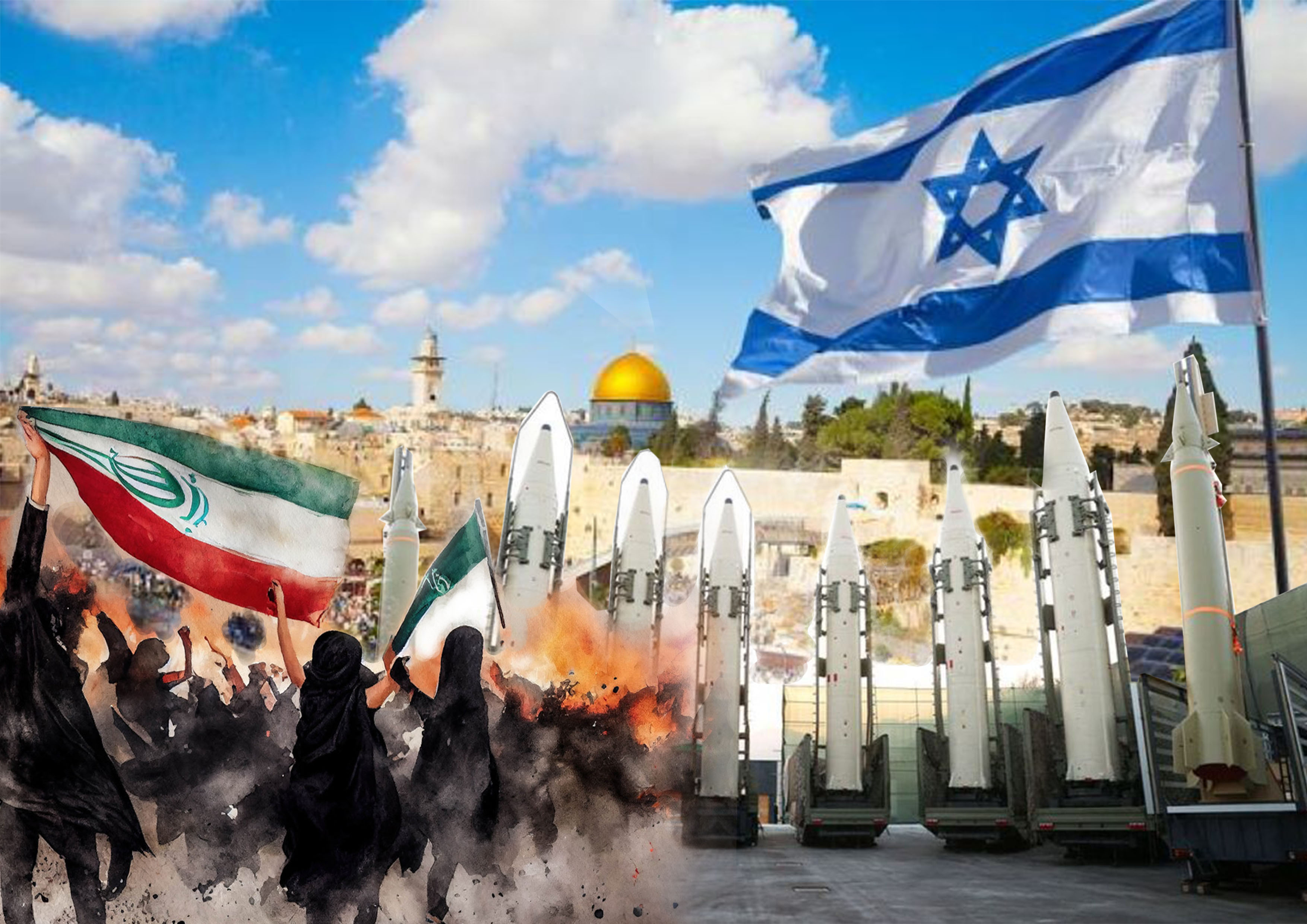 Iran luncurkan serangan rudal ke Israel.