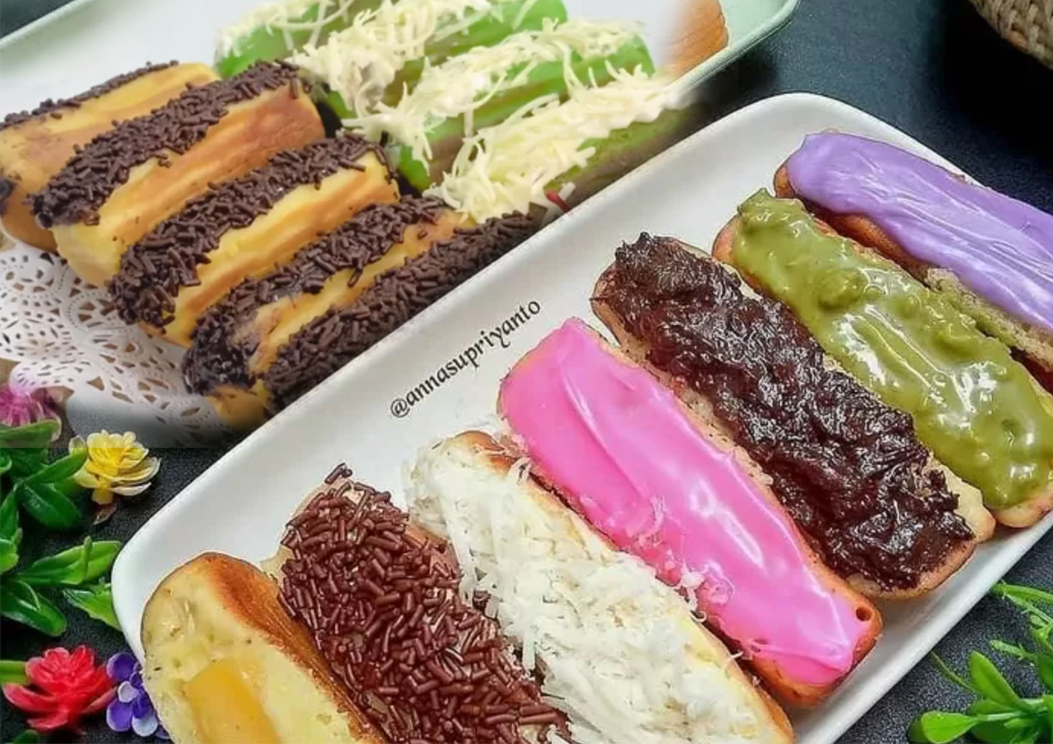 Kue Pukis dengan berbagai varian rasa.