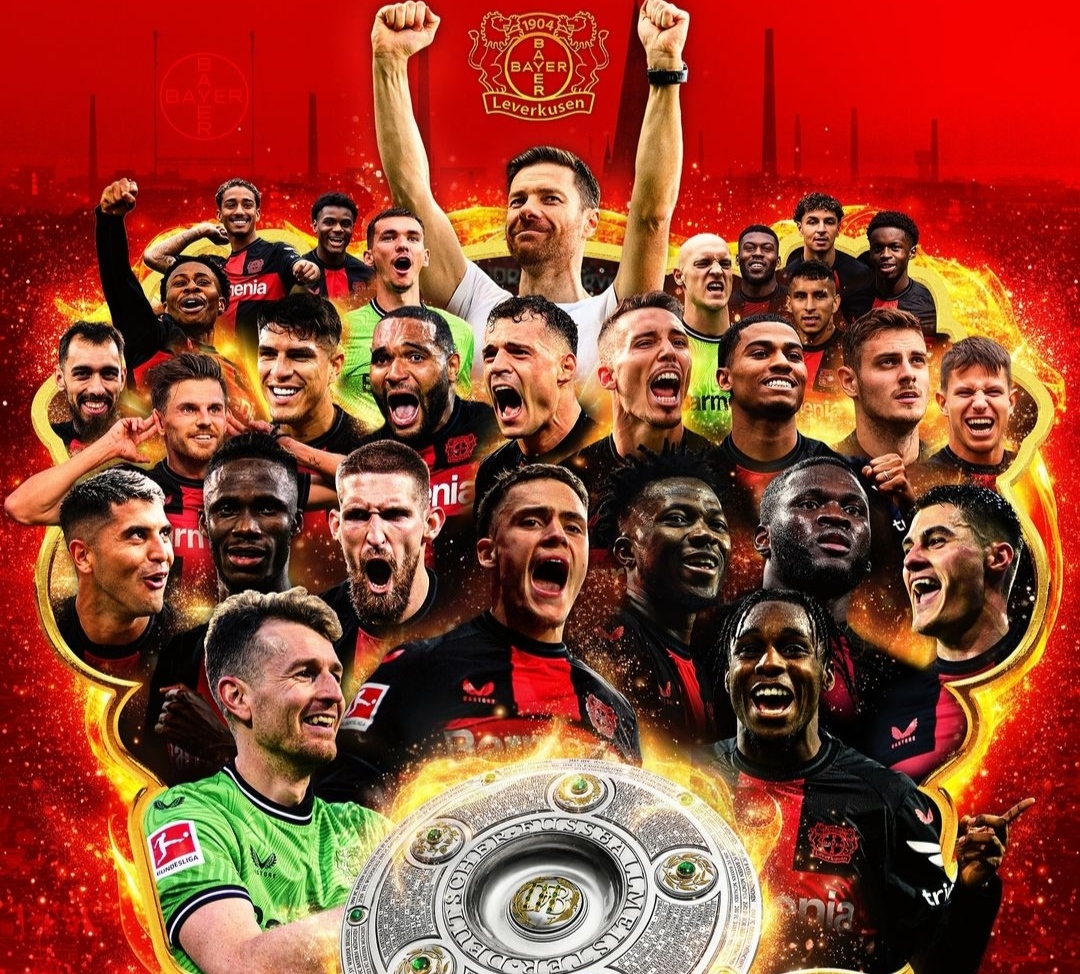 Bayer Leverkusen juarai Bundesliga perdana sejak 120 tahun klub berdiri