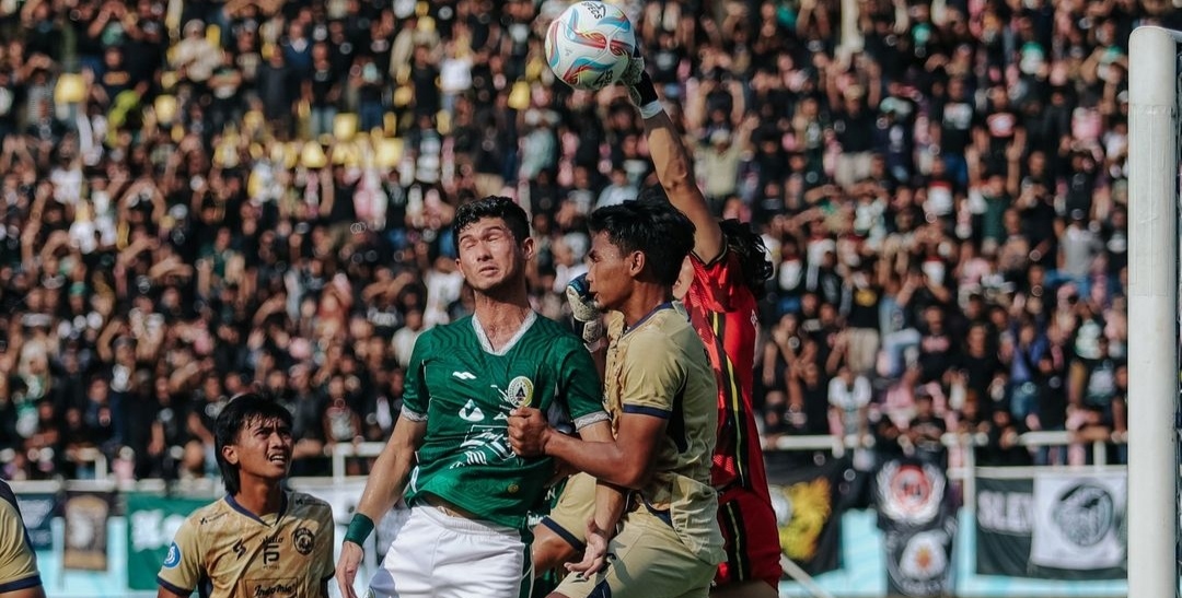 Tandukan Kevin Gomez pastikan PSS Sleman ungguli Arema