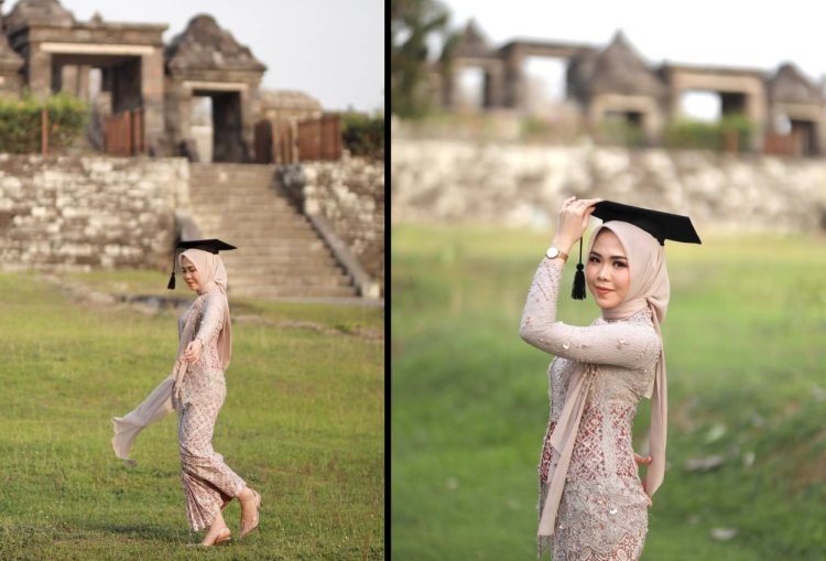 Mahasiswi Ini Habiskan Rp14 Juta untuk Acara Wisuda. Gambar : Kolase Tiktok/@nranvta