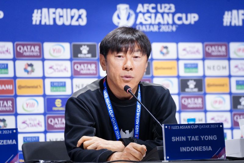 Shin Tae-yong optimis dengan persiapan yang matang untuk menghadapi Qatar di laga perdana Piala Asia U23 2024