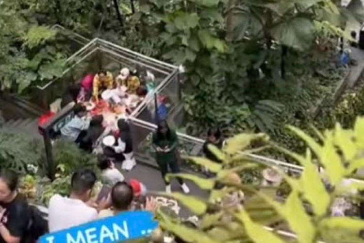 Piknik Lesehan di Changi Airport Singapura (Tangkapan Layar)