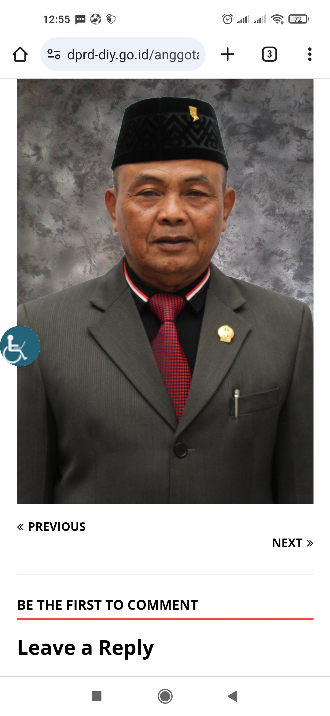BERSAMA: Ketua Dewan Pimpinan Cabang PDIP Sleman Koeswanto.