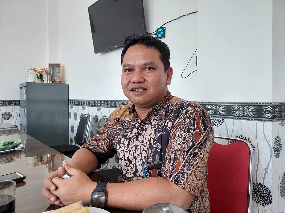 Sekertaris Dinas Perumahan Rakyat, Kawasan Permukiman, dan Lingkungan Hidup (DPRKPLH) Kabupaten Temanggung Anggit Triwahyu