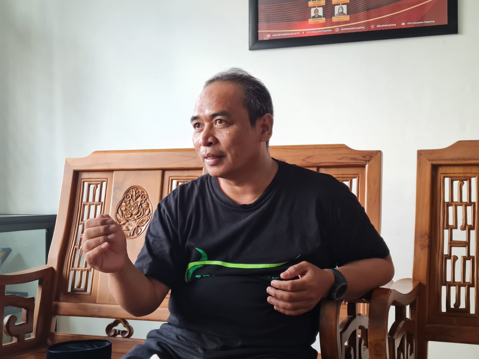 Ketua KPU Kabupaten Magelang Ahmad Rofik