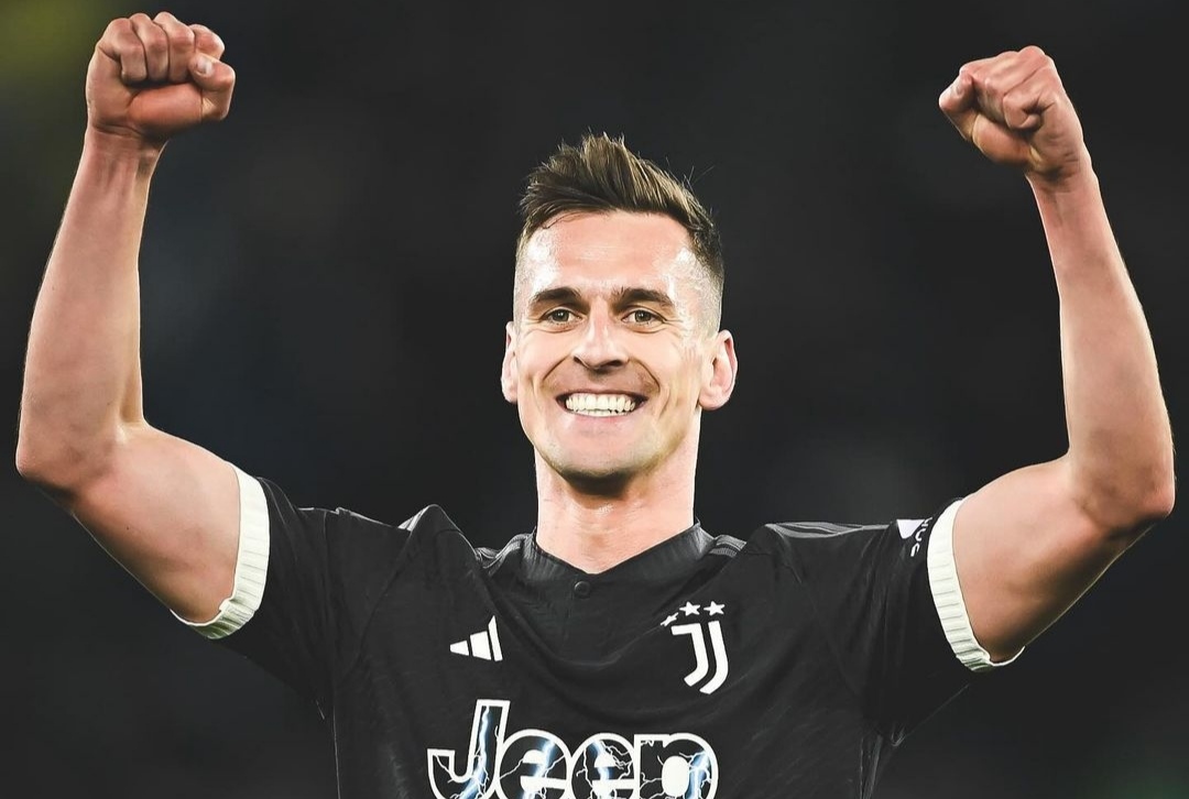TEKAD: Arkadiusz Milik menjadi pahlawan keberhasilan Juventus mencapai final Coppa Italia usai menang secara agregat atas Lazio (ig juventus)