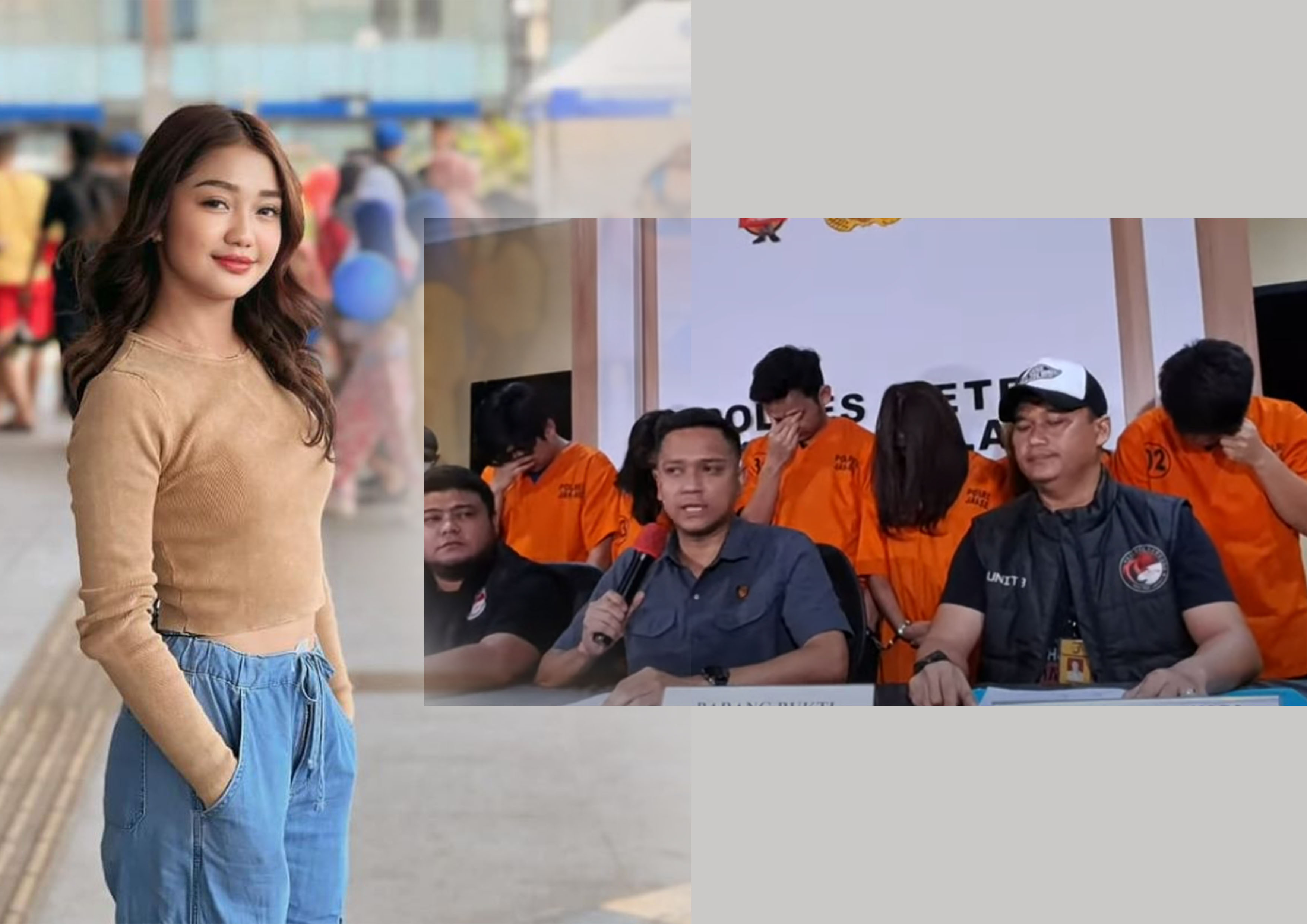 Selebgram Chandika Chika dan kelima temannya menjadi tersangka kasus narkoba.