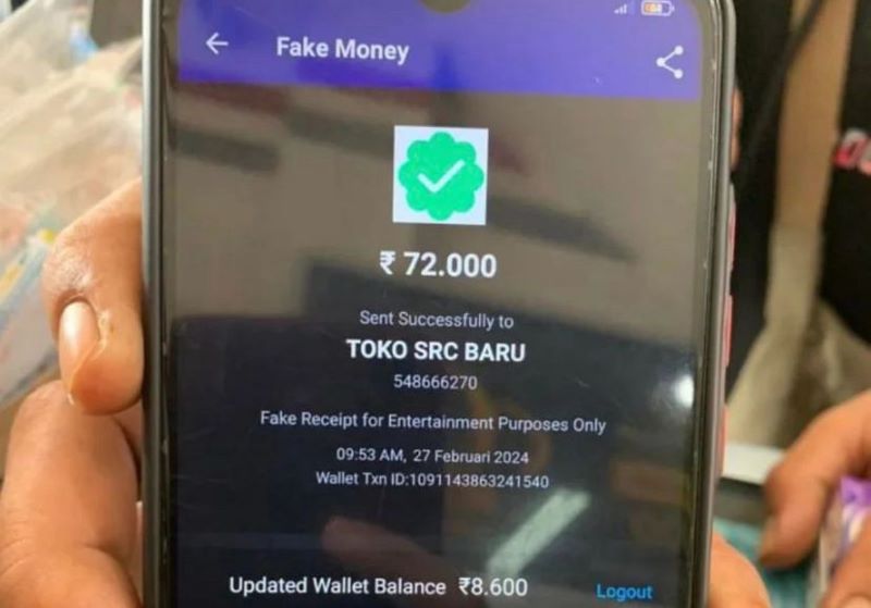 Penipuan modus pembayaran non tunai.