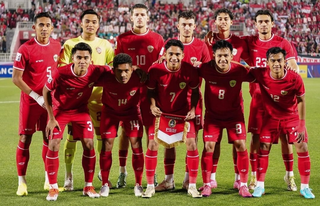 BANGGA: Timnas Indonesia U23 di gelaran Piala Asia U23 2024 yang melangkah ke babak semi final