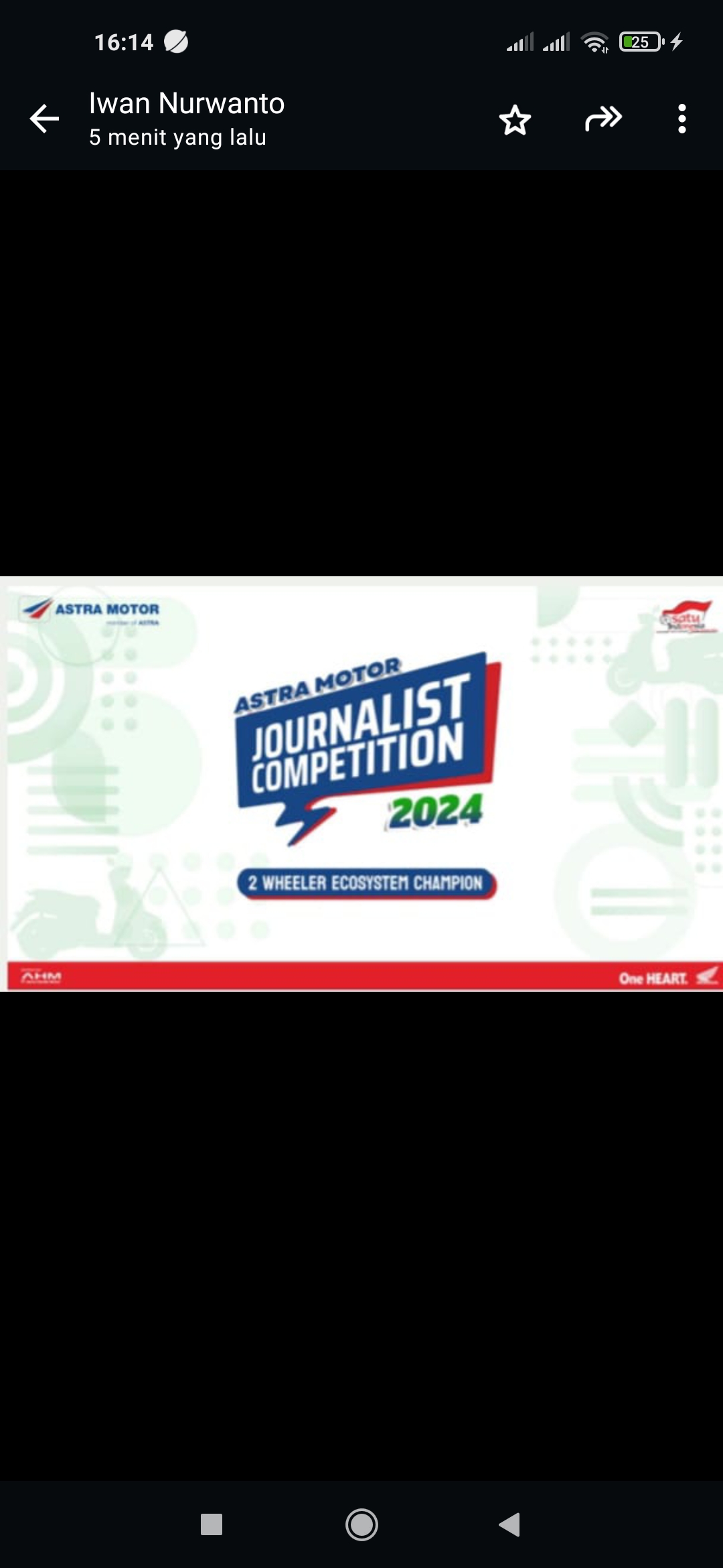 KREATIF: Astra Honda Motor Yogyakarta menggelar journalist competition. (Istimewa)