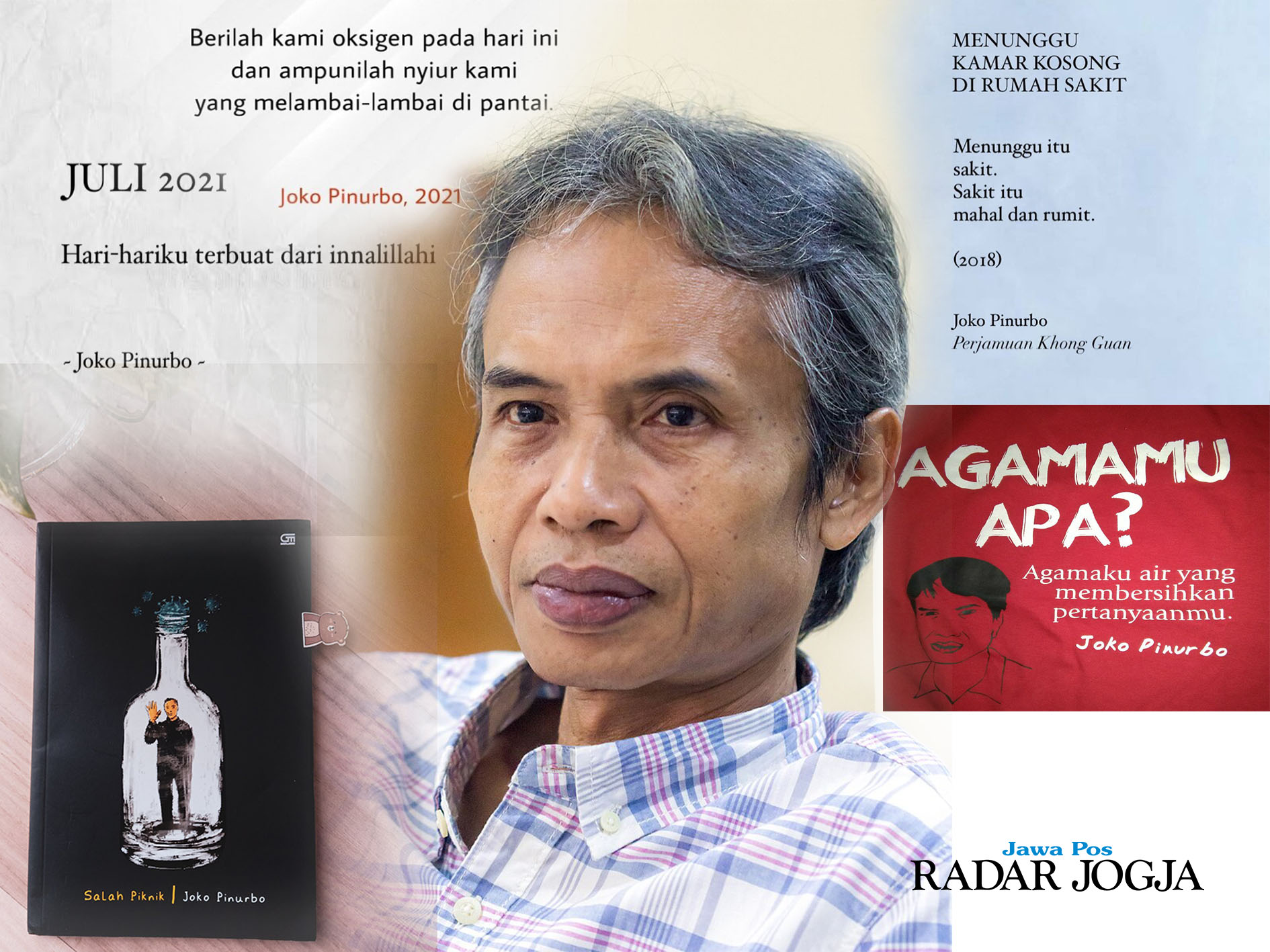 Sastrawan Joko Pinurbo dan puisi-puisi karyanya.