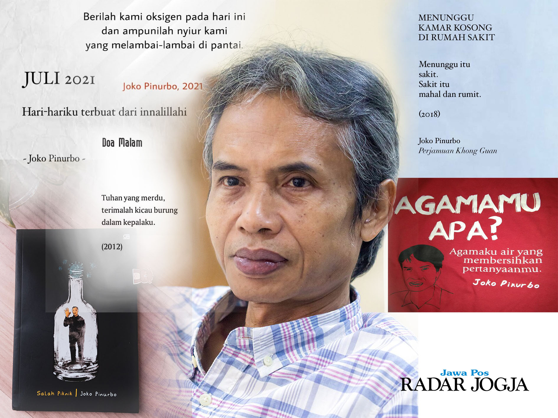 Sastrawan Indonesia Joko Pinurbo.