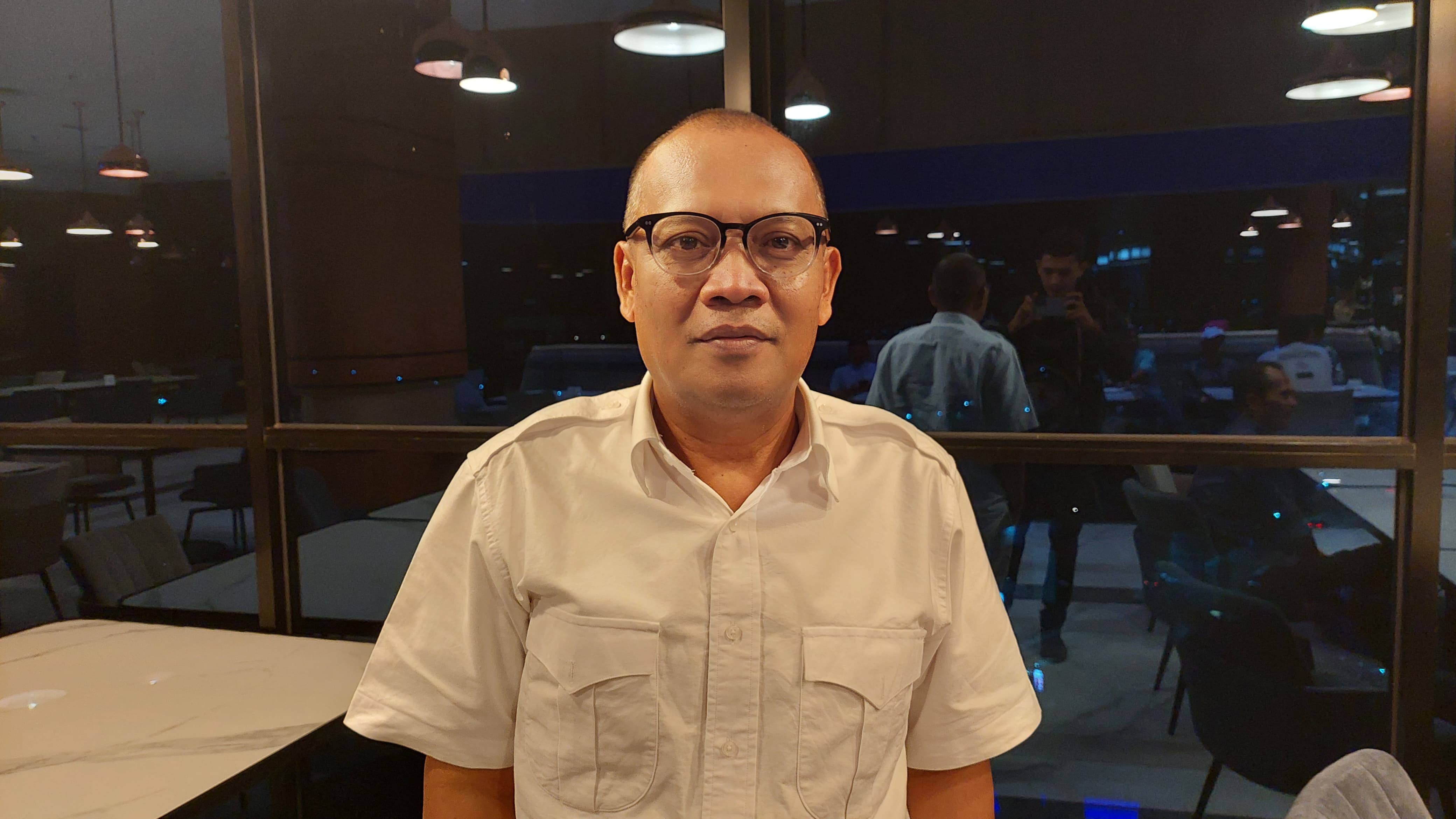 UNGGULAN: Wakil Sektretaris Jendral Dewan Pimpinan Pusat (DPP) Partai Gerindra Ahmad Subagyo, saat ditemui Radar Jogja usai bedah buku, Sabtu (27/4).
