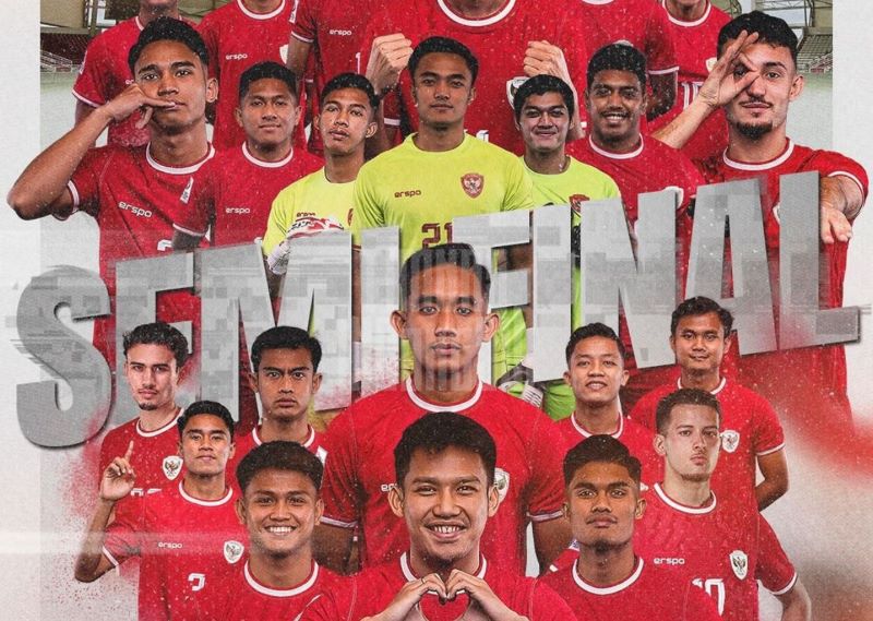 Nonton bareng semifinal timnas Indonesia U-23 vs Uzbekistan.