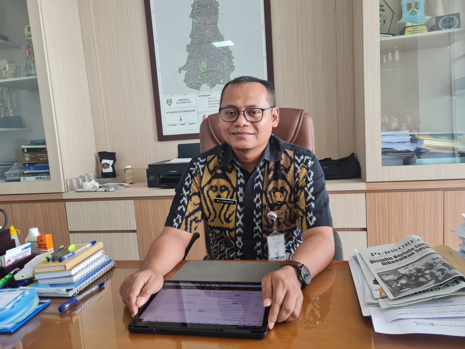 Kepala DPUPR Kota Magelang MS Kurniawan