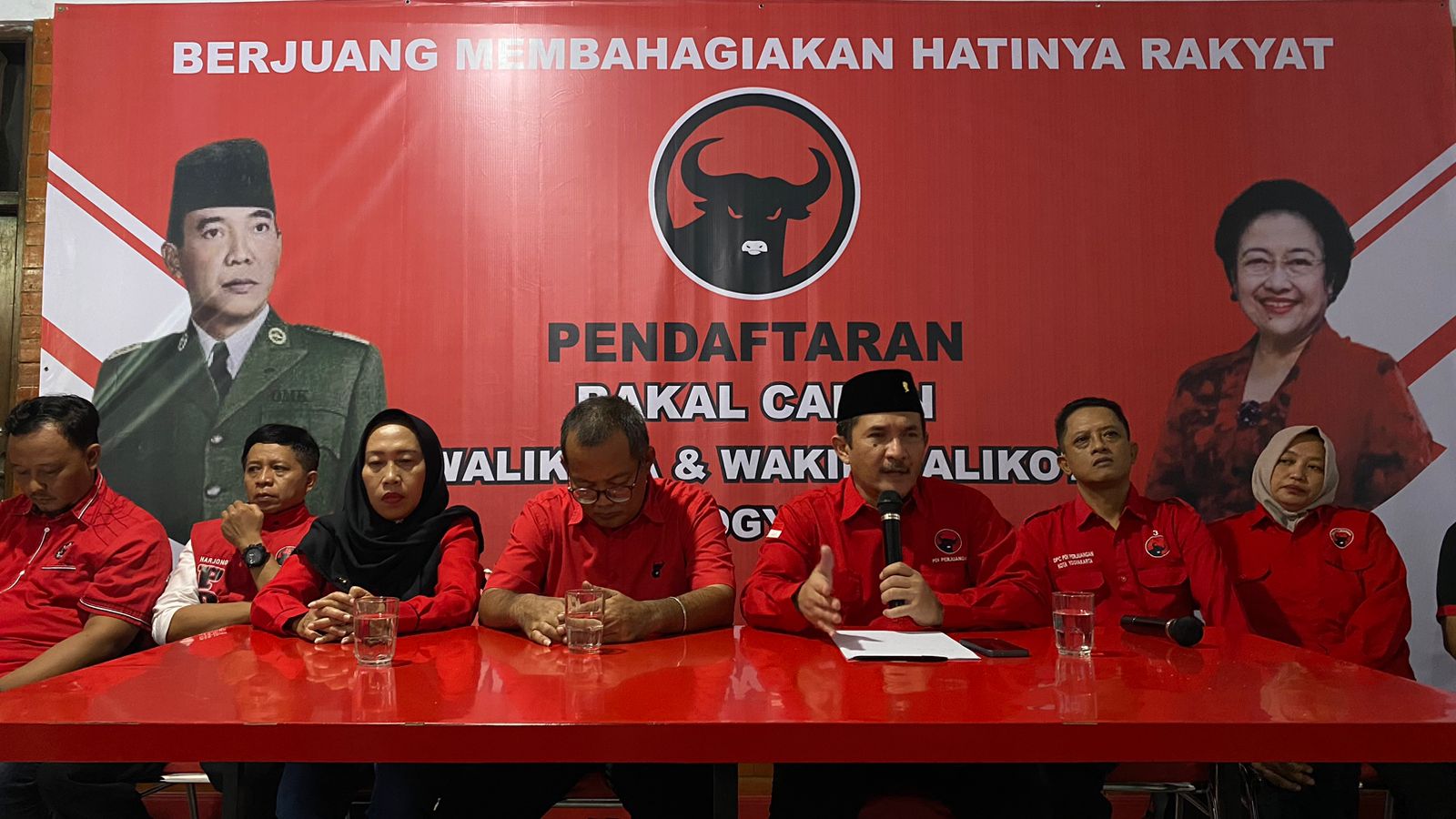 DPC PDI Perjuangan Kota Yogyakarta Membuka Pendaftaran Calon Walikota dan Wakil Walikota, Juga Menjaring Aspirasi Dengan Temu Tokoh dan Masyarakat