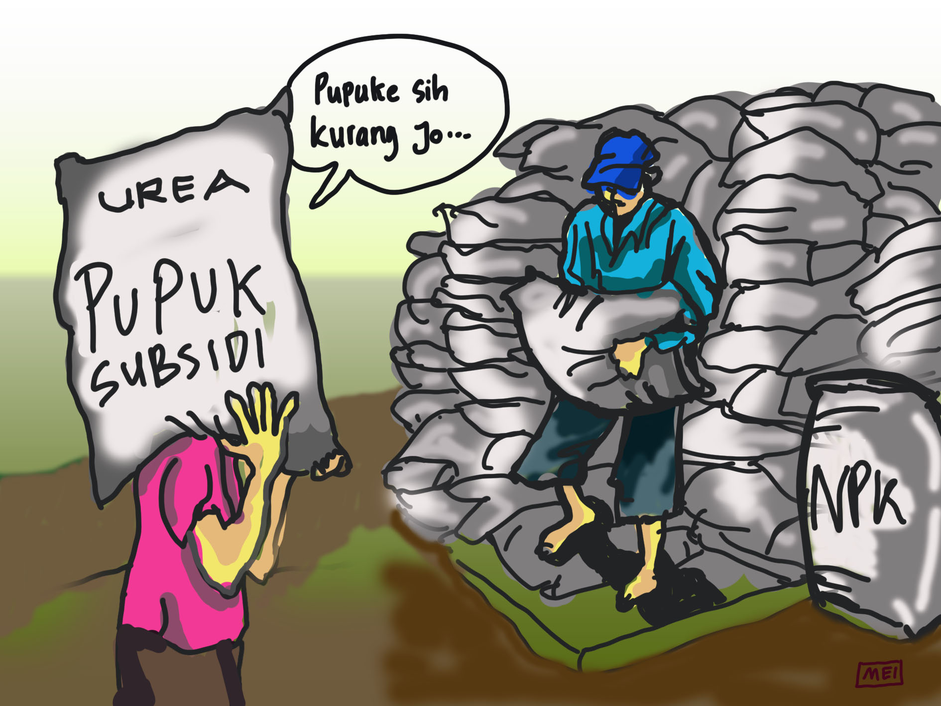 Ilustrasi Pupuk Subsidi