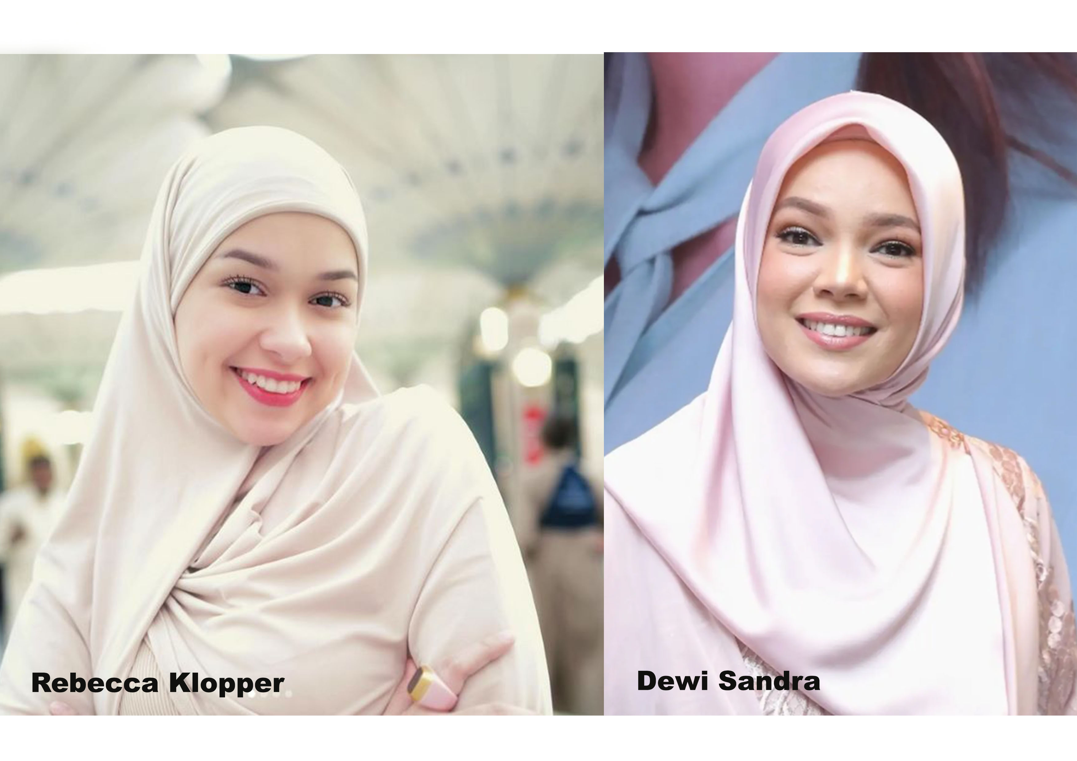 Rebecca Klopper dan Dewi Sandra.