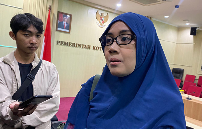 Mareta Hexa Sevana Tim Kerja Penanganan Sampah DLH Kota Jogja.