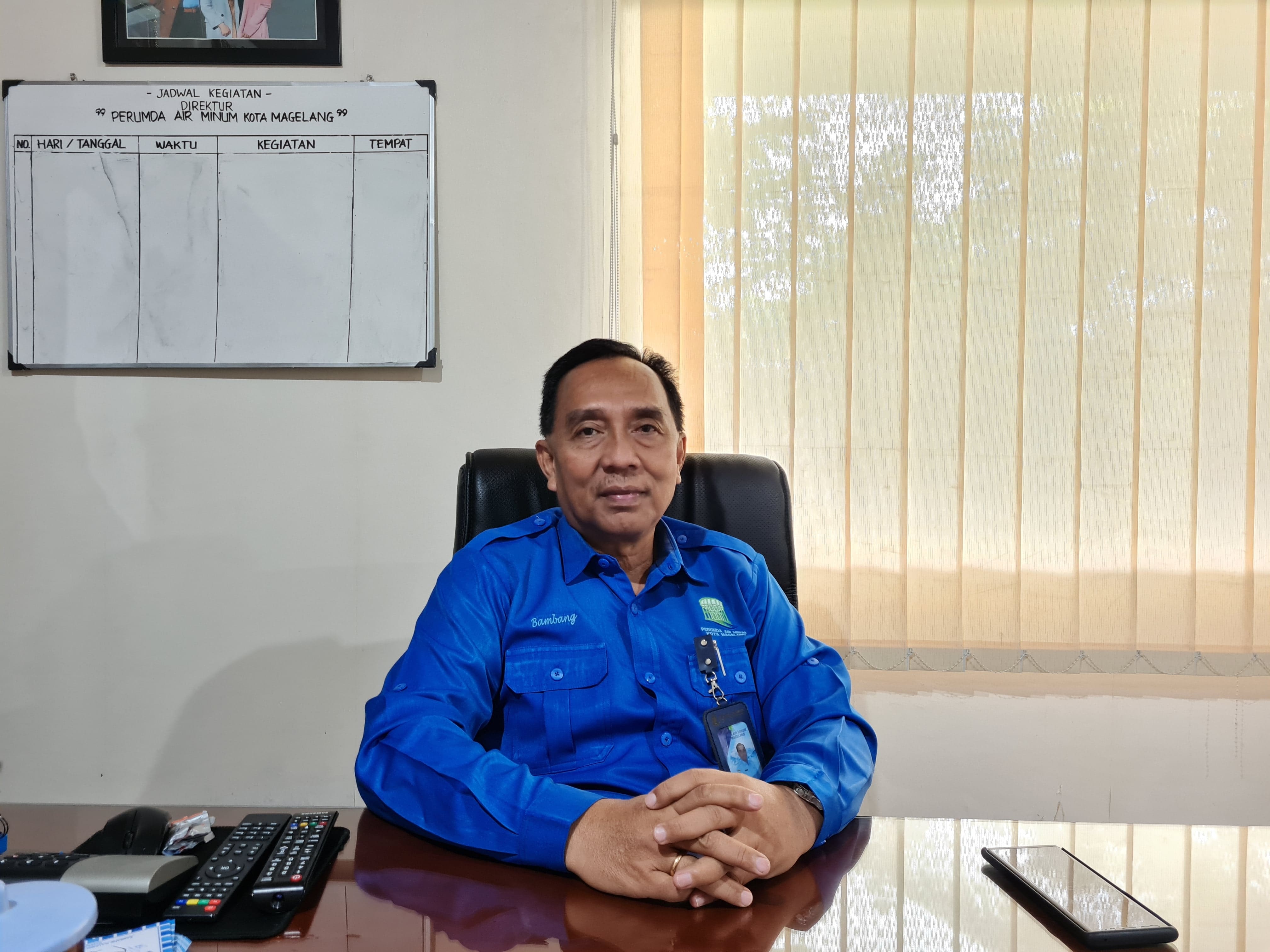 Direktur PDAM Kota Magelang Bambang Pulunggono