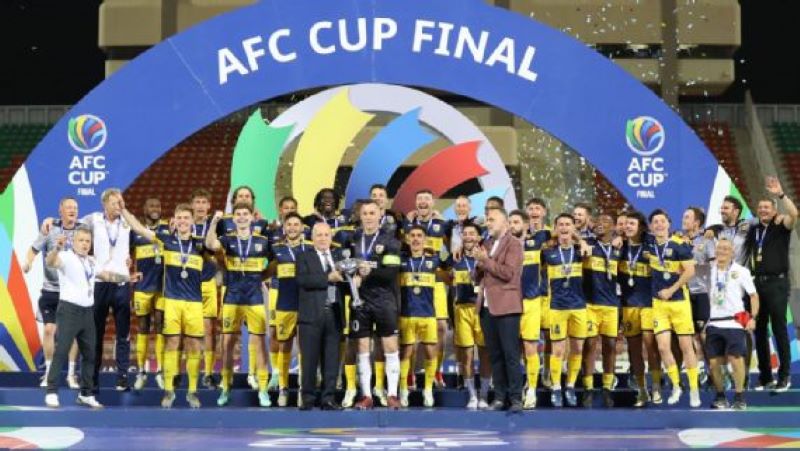 Central Coast Mariners jawarai Piala AFC usai taklukan Al-Ahed 1-0 di Stadion Sultan Qaboos (gettyimages)