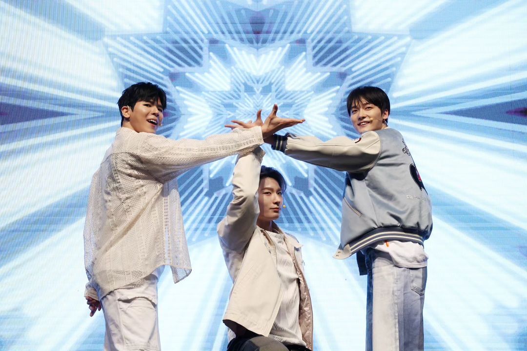 Ketiga anggota boy group BIG OCEAN