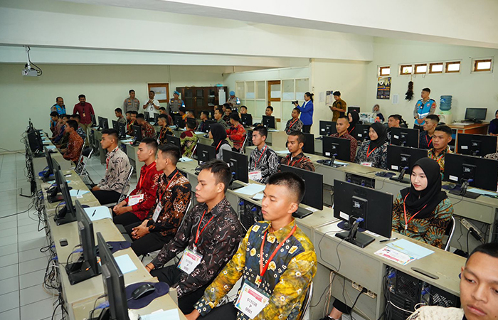 GRATIS: Panitia Daerah (Panda) Polda DIY kini pada tahap computer assisted test (CAT) psikologi dan pemeriksaan kesehatan pertama dalam seleksi penerimaan anggota Polri tahun anggaran 2024.