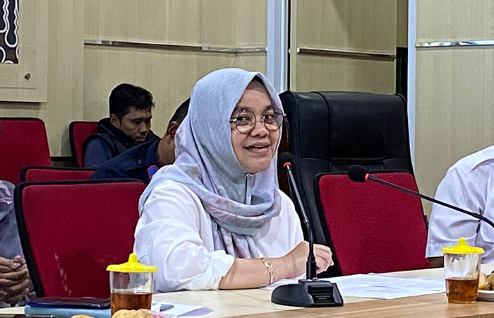 Kepala Dinas Perpustakaan dan Kearsipan Kota Jogja, Afia Rosdiana. Agung Dwi Prakoso / Radar Jogja