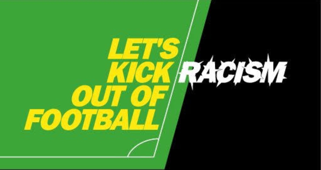 Ilustrasi anti rasisme dalam sepakbola