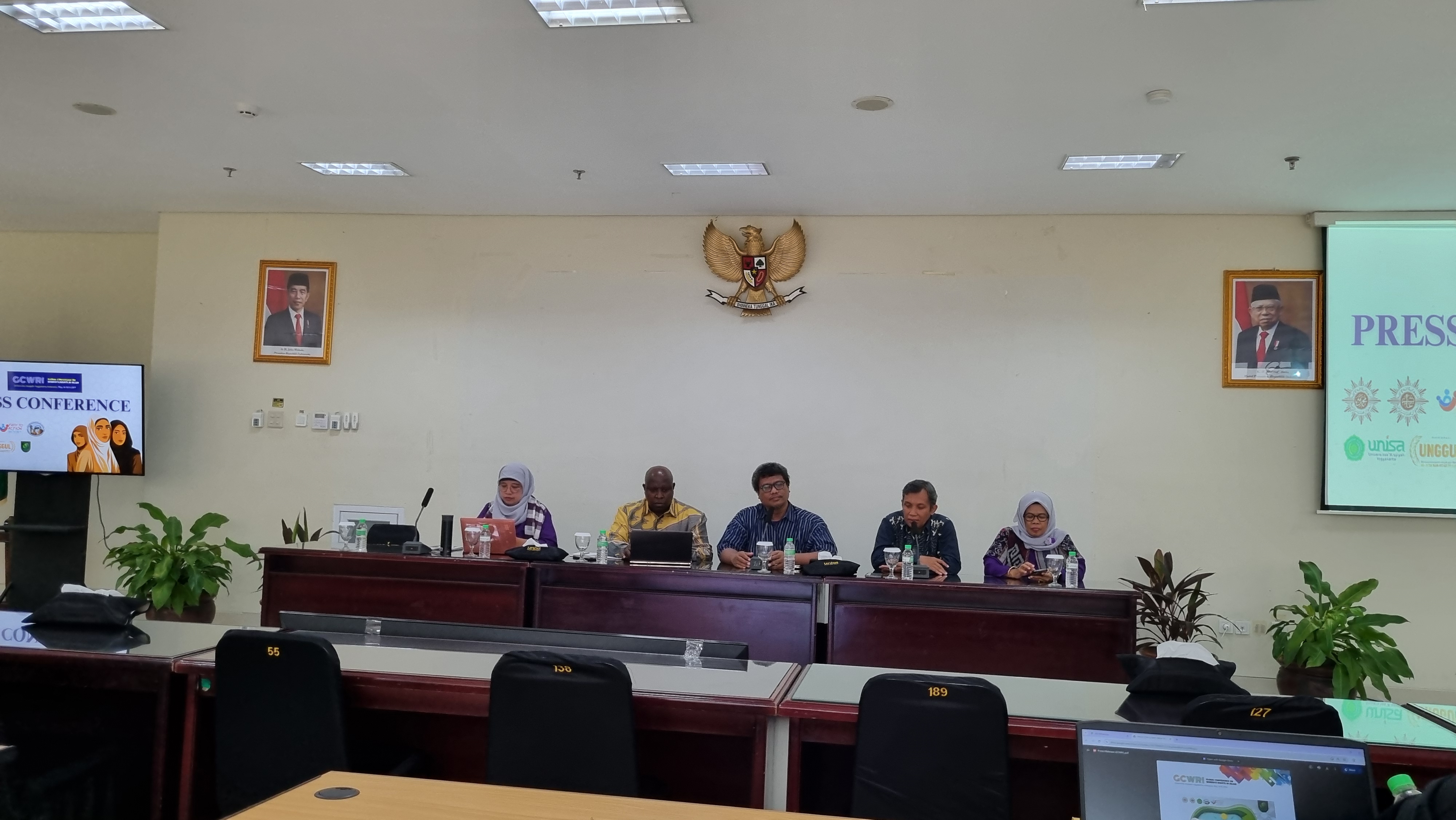 INTERNASIONAL: Sesi konferensi pers jelang agenda Global Conference on Women