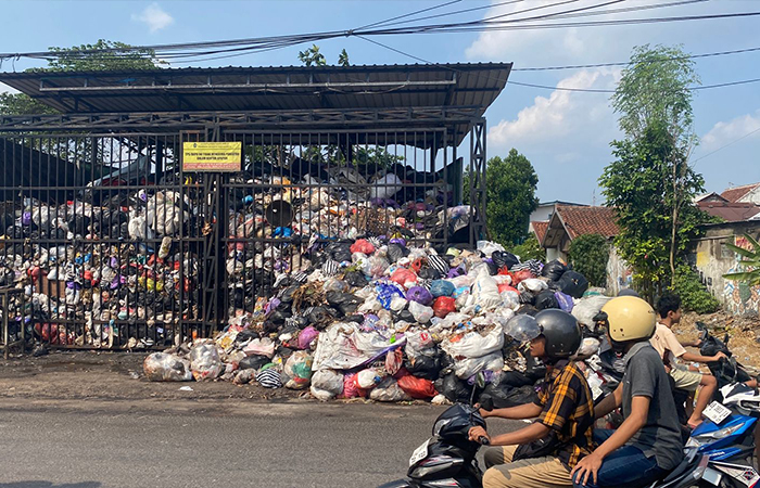 Kondisi Depo Pengok yang sudah mulai berkurang.