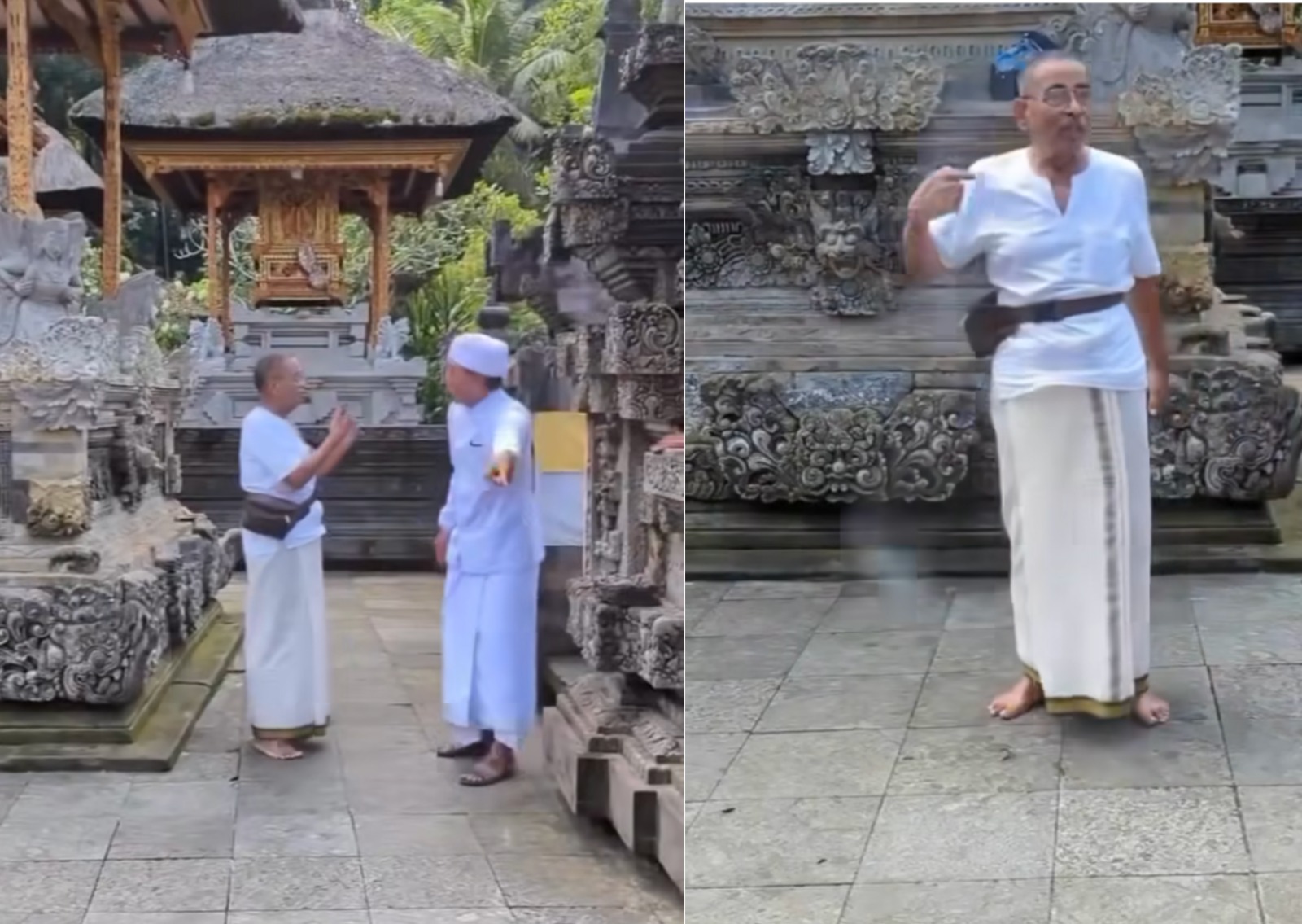 WNA asal India yang melakukan protes ajaran Hindu di Bali