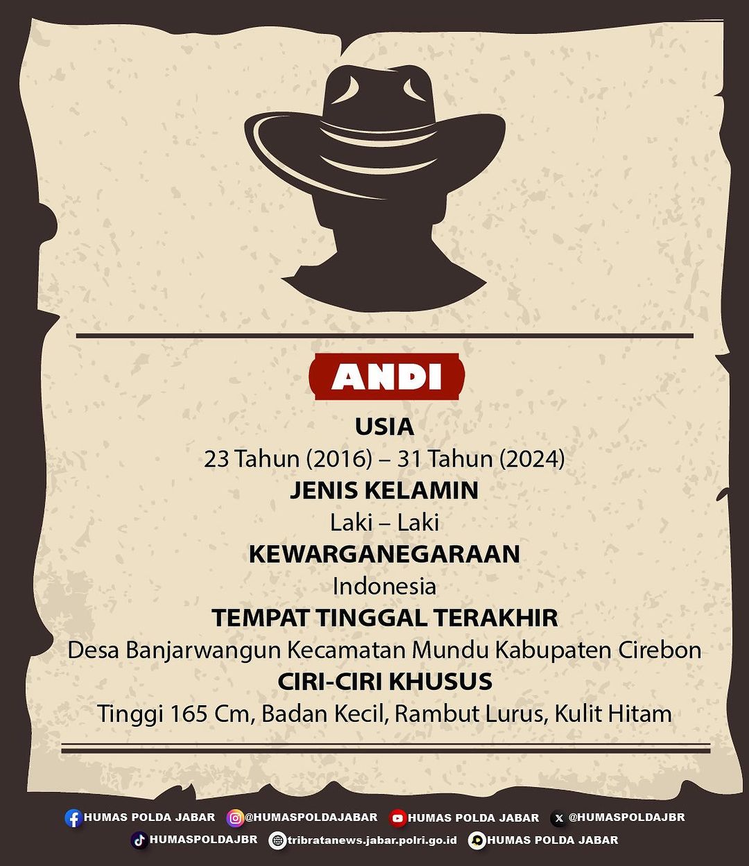 DPO Polda Jabar, Andi