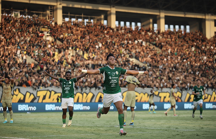 Striker muda PSS Sleman Saddam Emiruddin Gaffar