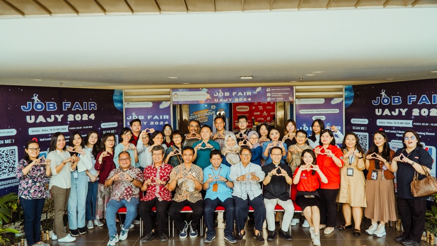 Universitas Atma Jaya Yogyakarta (UAJY) menggelar Job Fair pada 14 - 15 Mei 2024, bertempat di lantai 3 Gedung Slamet Rijadi, Kampus II, Babarsari