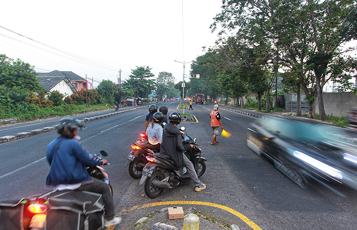 Wacana Peniadaan Putar Balik Ring Road. GUNTUR AGA TIRTANA/RADAR JOGJA