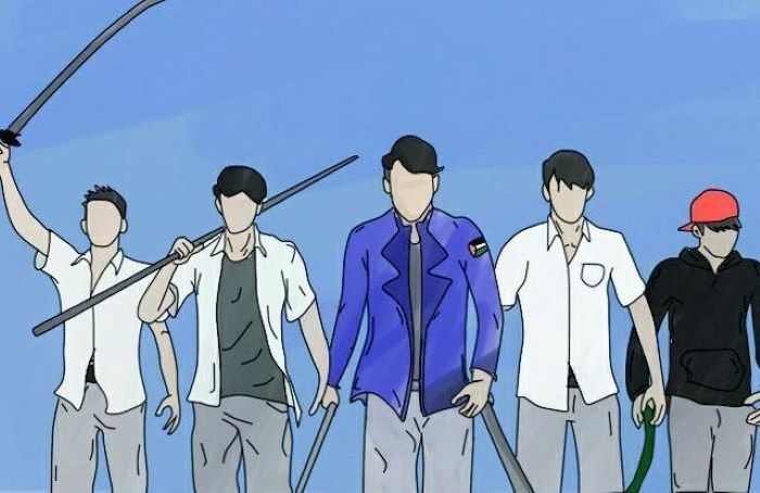 Ilustrasi penyerangan di sekolah