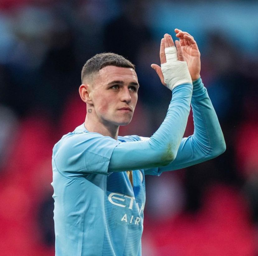 Tekat Foden di sisa laga Manchester City ( Instagram
