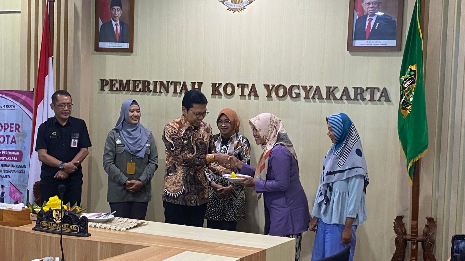 Launching Program Sekolah Perempuan Kota Jogja yang diresmikan langsung oleh Penjabat Walikota Jogja, Singgih Raharjo.