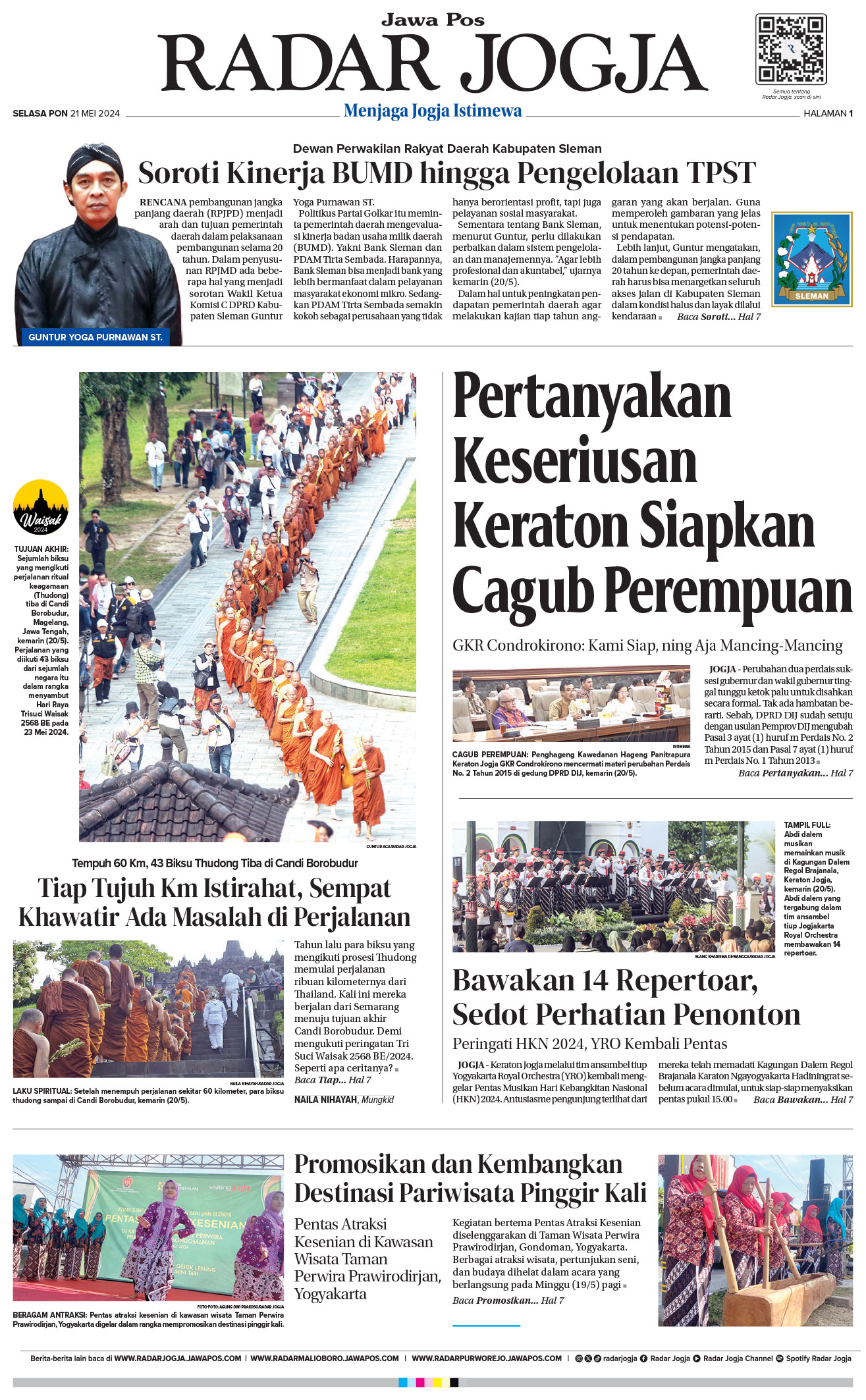 Jawa Pos Radar Jogja Selasa 21 Mei 2024