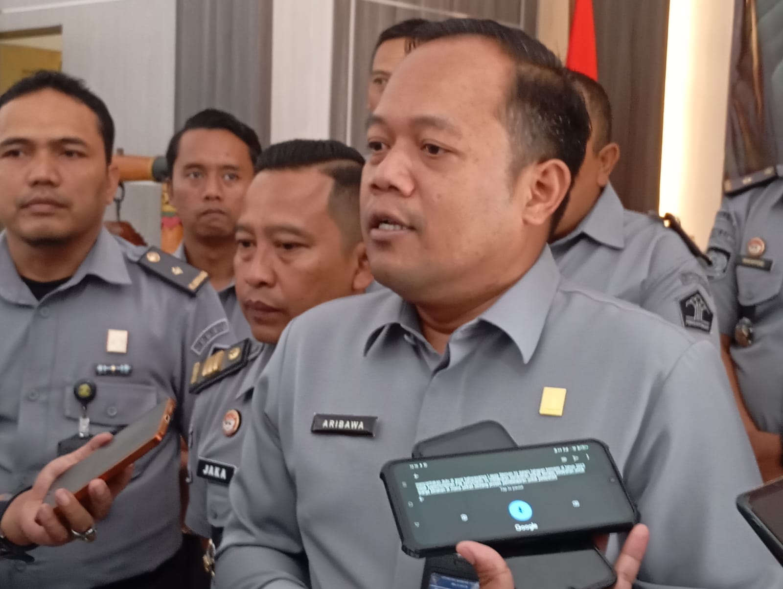 Kepala Divisi Pemasyarakatan Kanwil Kemenkumham DIY Agung Aribawa saat ditemui di Lapas Kelas IIB Sleman, Selasa (21/5).